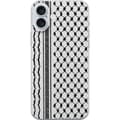 Pikkukuva 1 / 3: Apple iPhone 16 Plus Läpinäkyvä kuori Palestiinalainen kuvio - perinteiseen tyyliin inspiroima keffiyeh-kangas