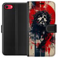 Miniatyrbild 1 av 3: Apple iPhone SE (2022) Plånboksfodral Jesus med kors – kristet motiv med stark symbolik om tro och hopp