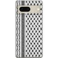 Pikkukuva 1 / 3: Google Pixel 7 Läpinäkyvä kuori Palestiinalainen kuvio - perinteiseen tyyliin inspiroima keffiyeh-kangas
