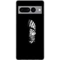 Miniatyrbillede 1 af 3: Google Pixel 7 Pro Gennemsigtig cover Keffiyeh-mønster - klassisk sort-hvid palæstinensisk tørklæde med kulturel betydning
