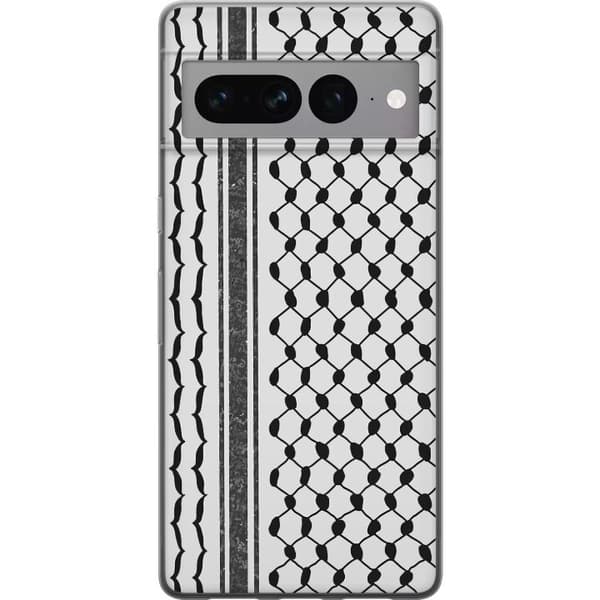 Google Pixel 7 Pro Läpinäkyvä kuori Palestiinalainen kuvio - perinteiseen tyyliin inspiroima keffiyeh-kangas