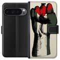 Miniatyrbilde 1 av 3: Google Pixel 9 Pro XL Lommeboketui Hand knyttet i Palestinas farger - kraftig symbol for frihetsbevegelsen