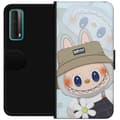 Miniatyrbild 1 av 3: Huawei P smart 2021 Plånboksfodral Labubu med hatt – Pop Mart-figur Mr. Butcher i retro stil med karaktär