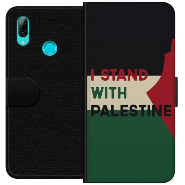 Huawei P smart 2019 Tegnebogsetui Stå sammen med Palæstina - solidaritetsdesign med en stærk besked