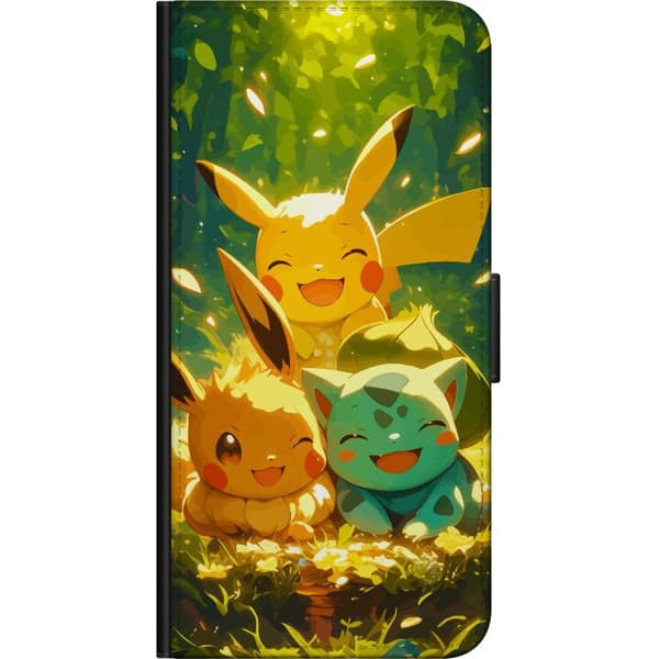 Huawei P smart 2019 Plånboksfodral Pixelmonster spelstil – färgstark design för retroälskande gamers
