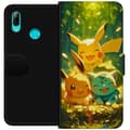 Miniatyrbild 1 av 3: Huawei P smart 2019 Plånboksfodral Pixelmonster spelstil – färgstark design för retroälskande gamers