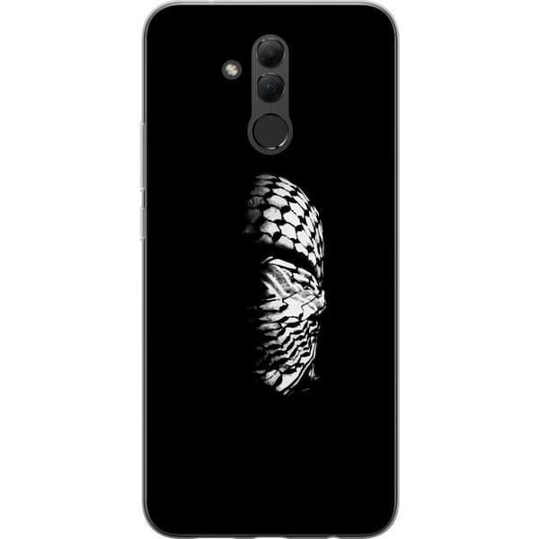 Huawei Mate 20 lite Gennemsigtig cover Keffiyeh-mønster - klassisk sort-hvid palæstinensisk tørklæde med kulturel betydning