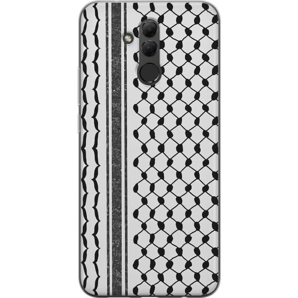 Huawei Mate 20 lite Genomskinligt Skal Palestinskt mönster – inspirerat av keffiyeh-tyg i traditionell stil