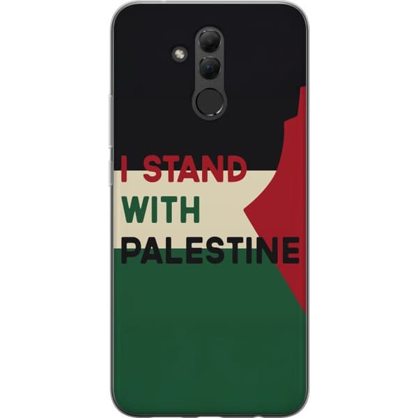 Huawei Mate 20 lite Gennemsigtig cover Stå sammen med Palæstina - solidaritetsdesign med en stærk besked