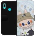 Miniatyrbild 1 av 3: Huawei P smart 2019 Plånboksfodral Labubu med hatt – Pop Mart-figur Mr. Butcher i retro stil med karaktär