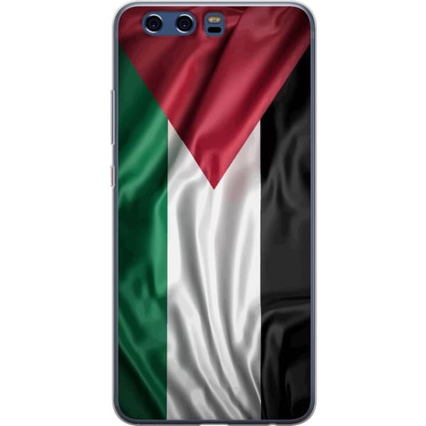 Huawei P10 Gennemsigtig cover Palestinaflaget – ikonisk frihedssymbol i rød, sort, hvid og grøn