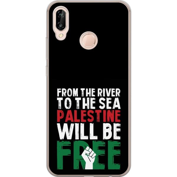 Huawei P20 lite Gennemsigtig cover Fri Palæstina