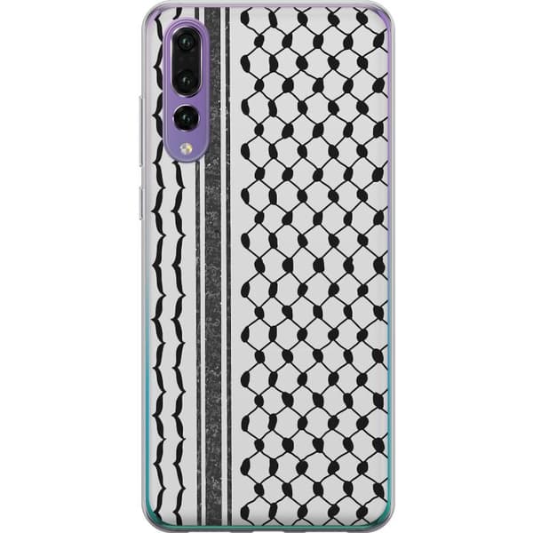 Huawei P20 Pro Genomskinligt Skal Palestinskt mönster – inspirerat av keffiyeh-tyg i traditionell stil