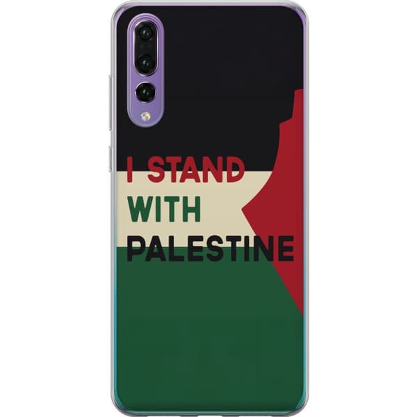 Huawei P20 Pro Gjennomsiktig deksel Stå opp for Palestina - solidaritetsdesign med en sterk melding