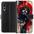 Miniatyrbillede 1 af 3: Huawei P20 Pro Tegnebogsetui Jesus med kors - kristent motiv med stærk symbolik om tro og håb