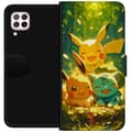 Miniatyrbilde 1 av 3: Huawei P40 lite Lommeboketui Pixelmonster spillstil - fargerik design for retro-elskende spillere