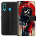 Miniatyrbilde 1 av 3: Huawei P30 lite Lommeboketui Jesus med kors - kristent motiv med sterk symbolikk om tro og håp