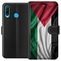 Miniatyrbillede 1 af 3: Huawei P30 lite Tegnebogsetui Palestinaflaget – ikonisk frihedssymbol i rød, sort, hvid og grøn