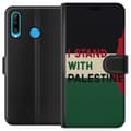 Miniatyrbillede 1 af 3: Huawei P30 lite Tegnebogsetui Stå sammen med Palæstina - solidaritetsdesign med en stærk besked