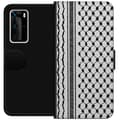 Miniatyrbilde 1 av 3: Huawei P40 Pro Lommeboketui Palestinsk mønster - inspirert av tradisjonell stil keffiyeh-stoff