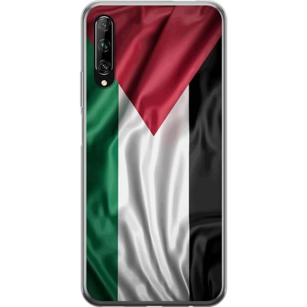 Huawei P smart Pro 2019 Genomskinligt Skal Palestinaflaggan – ikoniskt frihetsmotiv i rött, svart, vitt och grönt