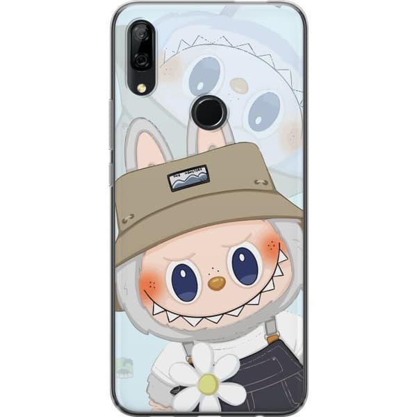 Huawei P Smart Z Gjennomsiktig deksel Labubu med hatt - Pop Mart-figur Mr. Butcher i retrostil med karakter