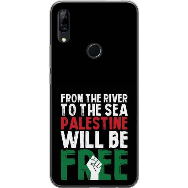 Huawei P Smart Z Gjennomsiktig deksel Fri Palestina