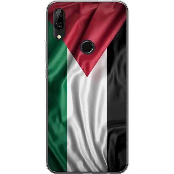 Huawei P Smart Z Gjennomsiktig deksel Palestinaflagget – ikoniskt symbol på frihet i rødt, svart, hvitt og grønt