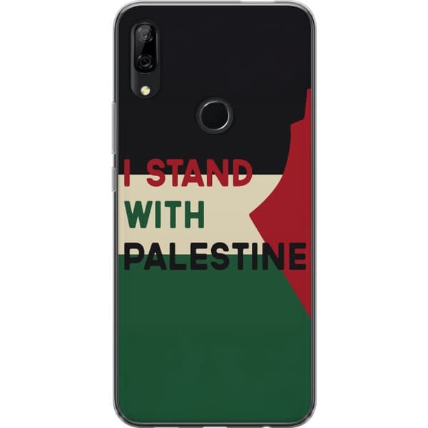 Huawei P Smart Z Gennemsigtig cover Stå sammen med Palæstina - solidaritetsdesign med en stærk besked