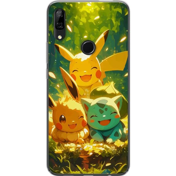 Huawei P Smart Z Genomskinligt Skal Pixelmonster spelstil – färgstark design för retroälskande gamers
