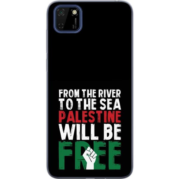Huawei Y5p Läpinäkyvä kuori Vapauta Palestiina