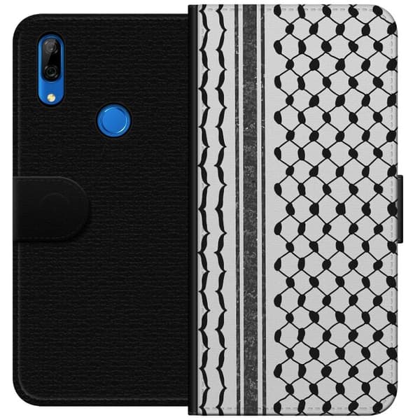 Huawei P Smart Z Plånboksfodral Palestinskt mönster – inspirerat av keffiyeh-tyg i traditionell stil