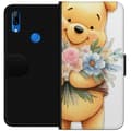 Miniatyrbilde 1 av 3: Huawei P Smart Z Lommeboketui Nalle Puh med blomster - klassisk barnefavoritt i en blomstrende vår miljø