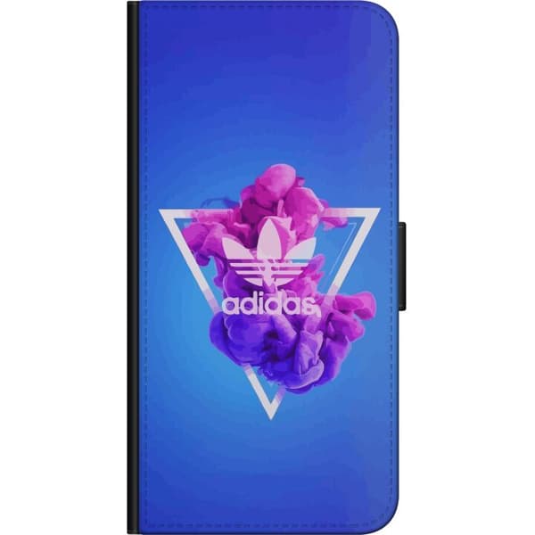 Huawei P Smart Z Tegnebogsetui Adidas-inspireret blåt design - sporty motiv med retrovibe i blå toner