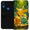 Miniatyrbilde 1 av 3: Huawei P Smart Z Lommeboketui Pixelmonster spillstil - fargerik design for retro-elskende spillere
