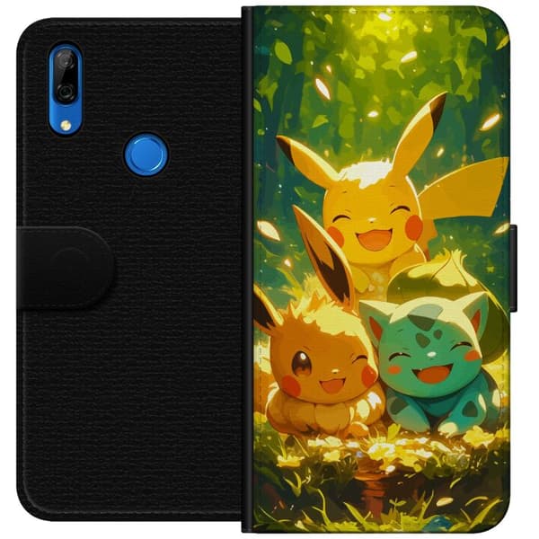 Huawei P Smart Z Lommeboketui Pixelmonster spillstil - fargerik design for retro-elskende spillere