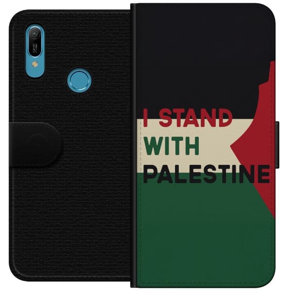 Huawei Y6 (2019) Tegnebogsetui Stå sammen med Palæstina - solidaritetsdesign med en stærk besked