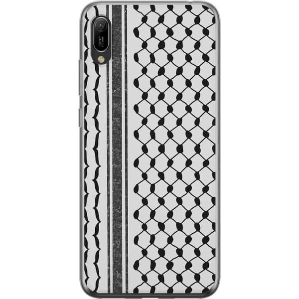 Huawei Y6 Pro (2019) Genomskinligt Skal Palestinskt mönster – inspirerat av keffiyeh-tyg i traditionell stil