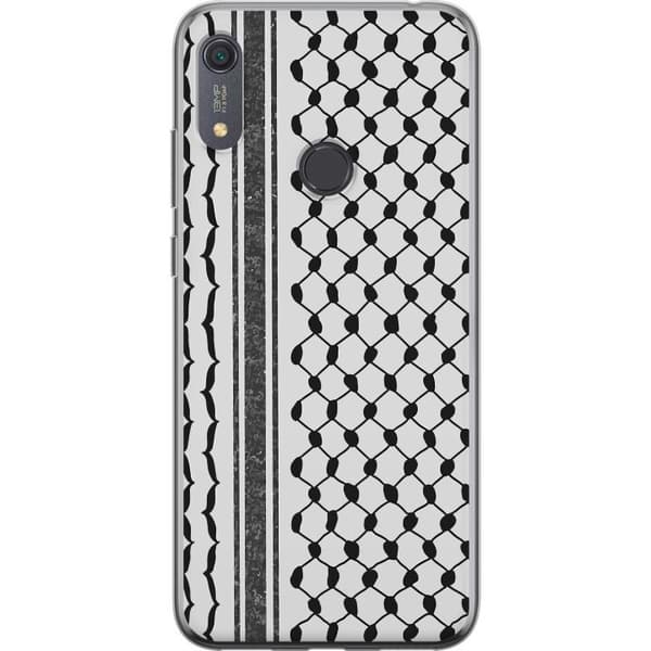 Huawei Y6s (2019) Läpinäkyvä kuori Palestiinalainen kuvio - perinteiseen tyyliin inspiroima keffiyeh-kangas