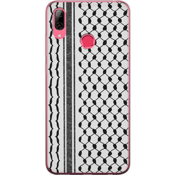Huawei Y7 (2019) Gennemsigtig cover Palæstinensisk mønster - inspireret af traditionel stil keffiyeh-stof