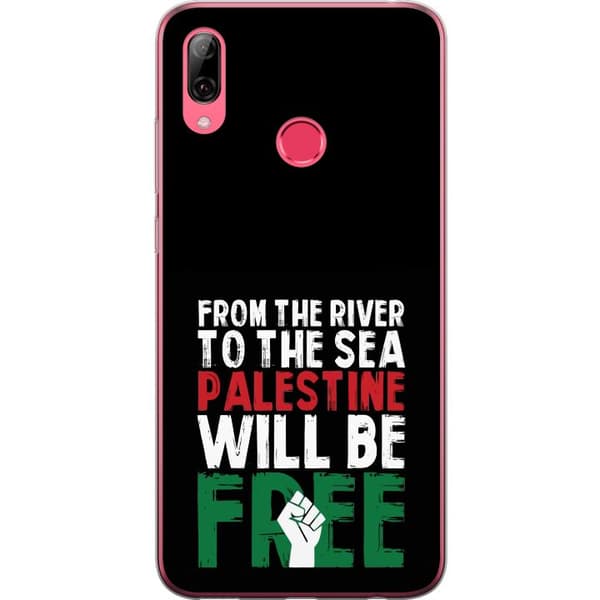 Huawei Y7 (2019) Gennemsigtig cover Fri Palæstina