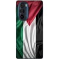 Miniatyrbilde 1 av 3: Motorola Edge 30 Pro Gjennomsiktig deksel Palestinaflagget – ikoniskt symbol på frihet i rødt, svart, hvitt og grønt
