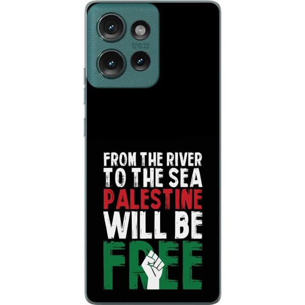 Motorola Edge 50 Gjennomsiktig deksel Fri Palestina