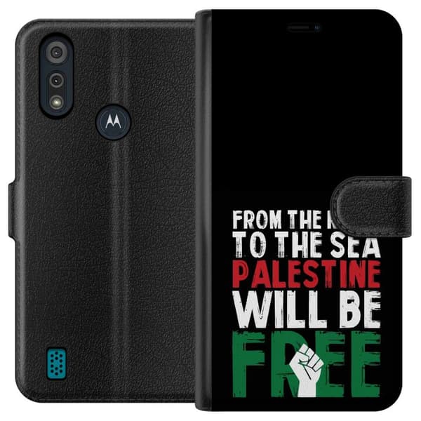 Motorola Moto E6i Tegnebogsetui Fri Palæstina