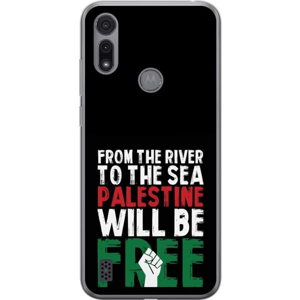 Motorola Moto E6i Gennemsigtig cover Fri Palæstina