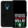 Miniatyrbild 1 av 3: Motorola Moto E7 Plånboksfodral Free Palestine – politiskt statement med kraftfullt grafiskt uttryck