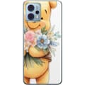 Miniatyrbillede 1 af 3: Motorola Moto G23 Gennemsigtig cover Nalle Puh med blomster - klassisk børnefavorit i en blomstrende forårs miljø