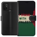 Miniatyrbillede 1 af 3: Motorola Moto G30 Tegnebogsetui Stå sammen med Palæstina - solidaritetsdesign med en stærk besked