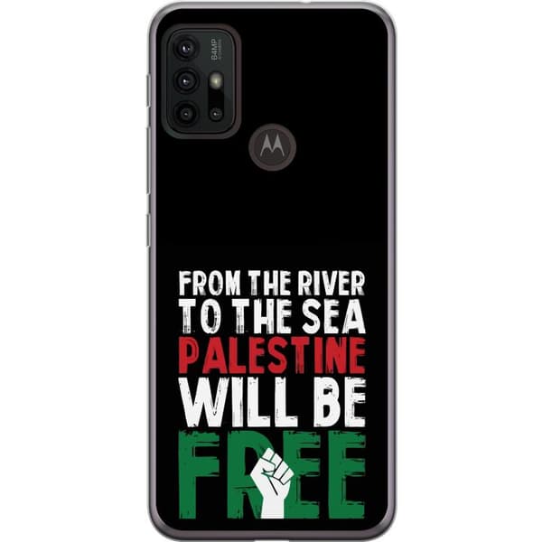 Motorola Moto G30 Gennemsigtig cover Fri Palæstina