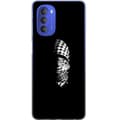 Miniatyrbilde 1 av 3: Motorola Moto G51 5G Gjennomsiktig deksel Keffiyeh-mønster - klassisk svart-hvit palestinsk sjal med kulturell betydning